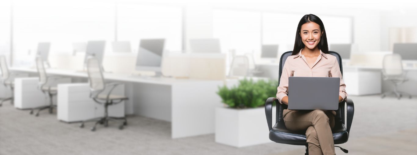 Woman with Laptop